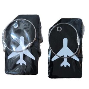 2-Pack‎ Luggage Tag Set | Durable Luggage Tags for Suitcases & Travel Bags | Bag